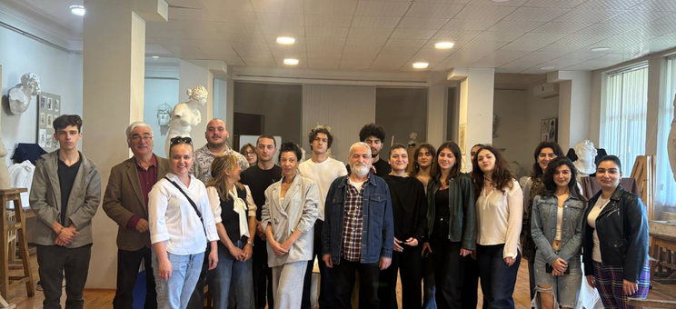 dr hab inż. arch. Anna Martyka, Prof PRz wraz z kadrą naukową i studentami Georgian Technical University