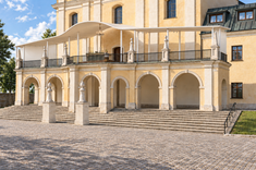 Koncepcja zadaszenia galerii bazyliki