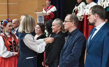 dr hab. inż. arch. Anna Martyka prof, PRz w trakcie ceremoni