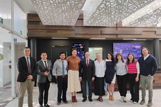 Dr hab. inż. arch. Anna Martyka, prof. PRz, z grupą nauczycieli akademickich kierunku architektura na Uniwersytecie Panamericana w kampusie Aguascalientes