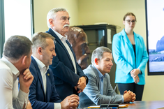  Wystąpienie Pana prof. dr. hab. inż. Marka Gosztyły podczas spotkania w związku z przyjęciem projektu I etapu realizacji Muzeum Politechniki Rzeszowskiej